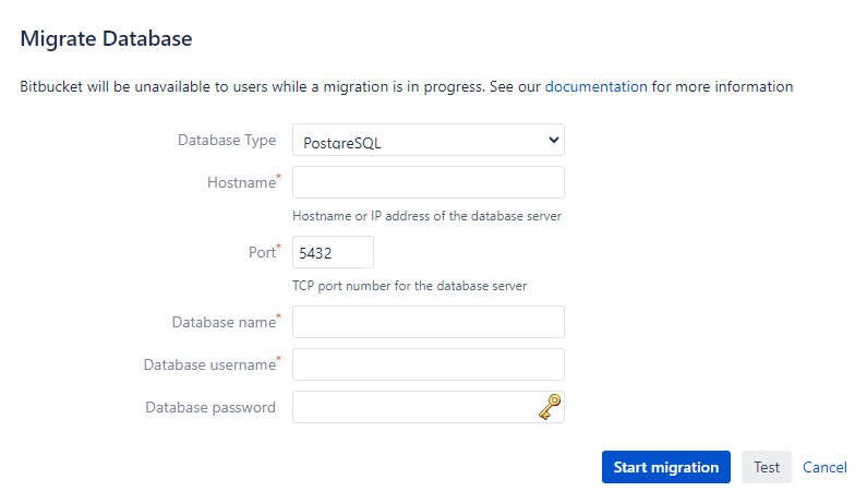 Migrate Database to PostgreSQL